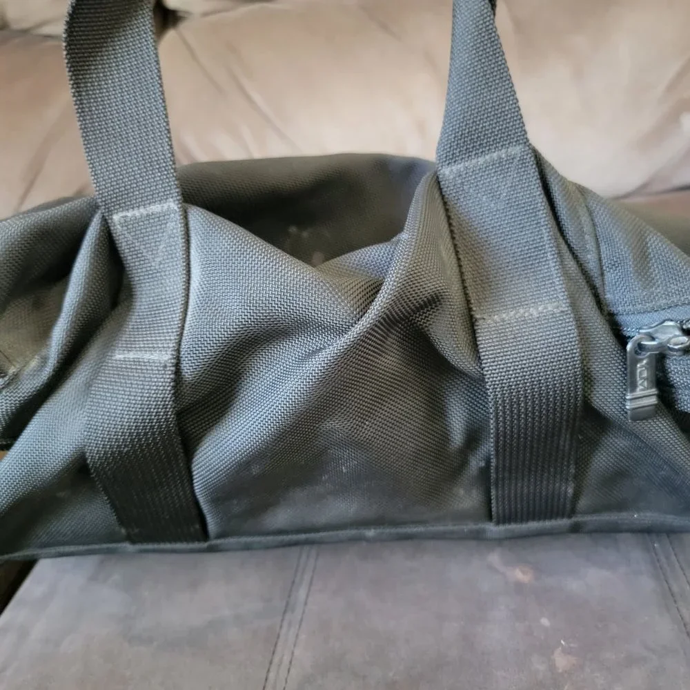 Tumi Black Carry On Duffel Travel Bag